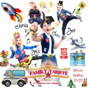 Acrobatic Artist- Kids Edutainment Programm-Family from BERLINJohn.de