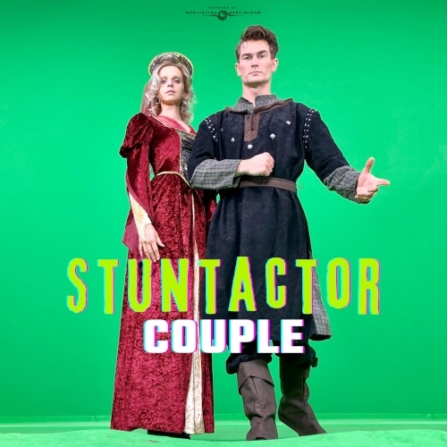 schauspieler pärchen actor couple stuntman duo action actress stuntwoman love scenes